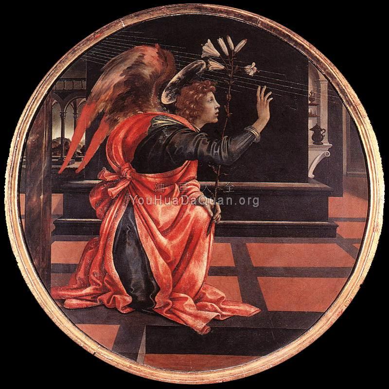 Gabriel from the Annunciation - 菲利皮诺·利比